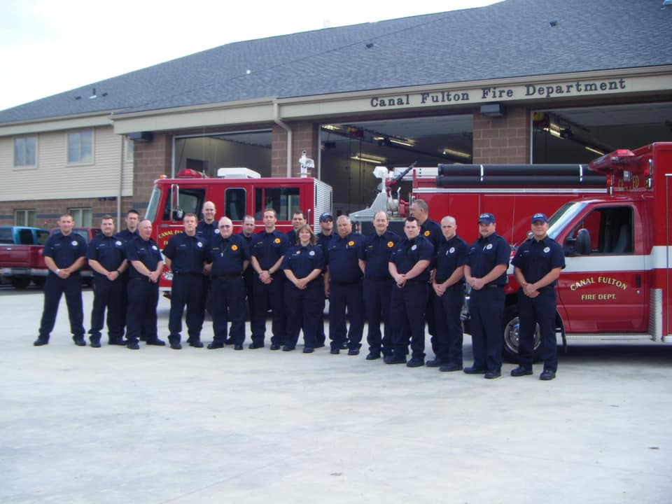 Crew infront of the station